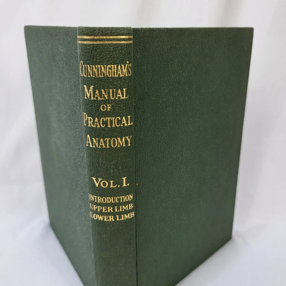 Cunningham's Manual of Practical Anatomy Vol 1 10th Ed 1940 Oxford Medical Book
